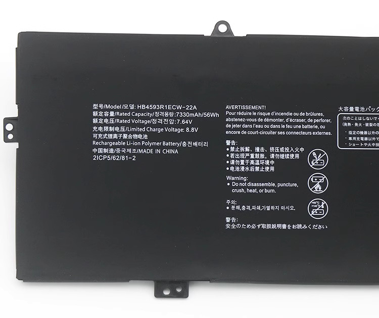 Huawei HB4593R1ECW-22A Batterie 7330mAh 56Wh