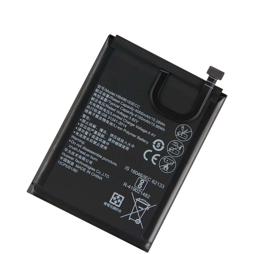 4100mAh 15.66Wh Batterie Huawei HB496183ECC