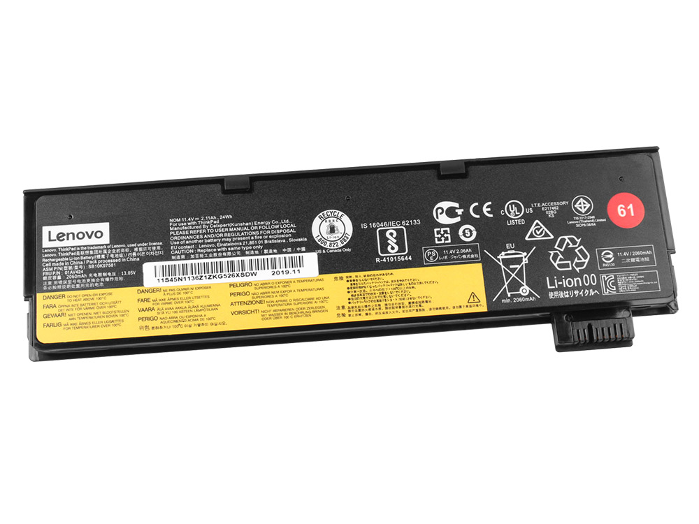 Original 2100mAh 24Wh Batterie Lenovo 01AV491