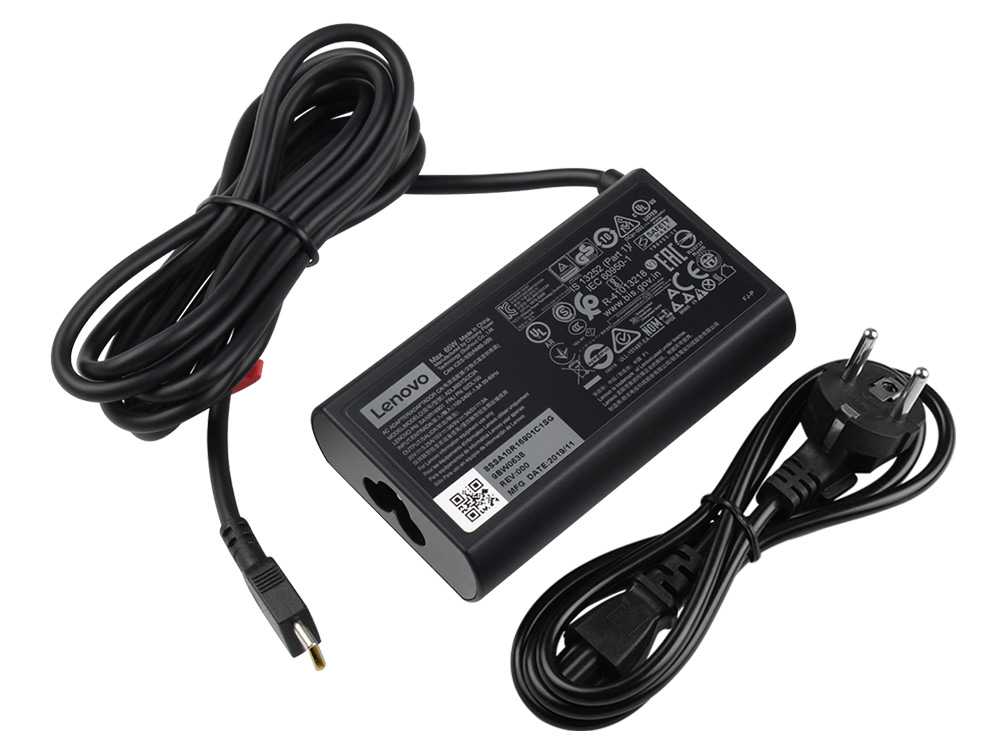 Original 65W USB-C Lenovo ThinkPad X12 Detachable Gen 2 21LK0013MB AC Adaptateur Chargeur + câble