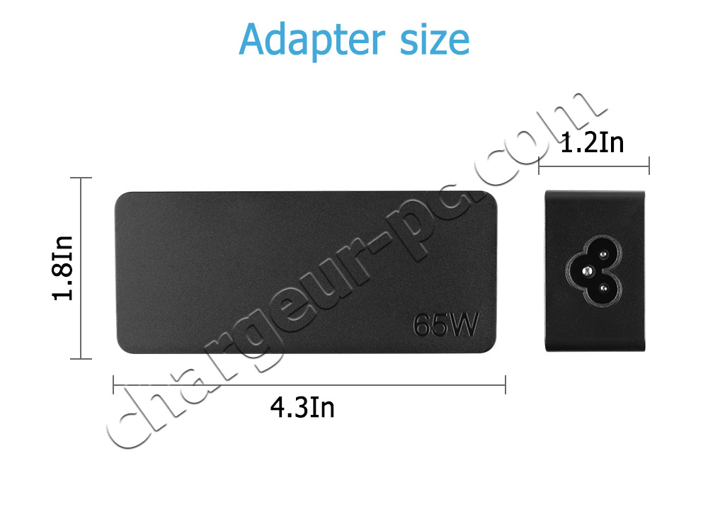 Original 65W USB-C Lenovo ThinkPad X12 Detachable Gen 2 21LK0019MB AC Adaptateur Chargeur + câble