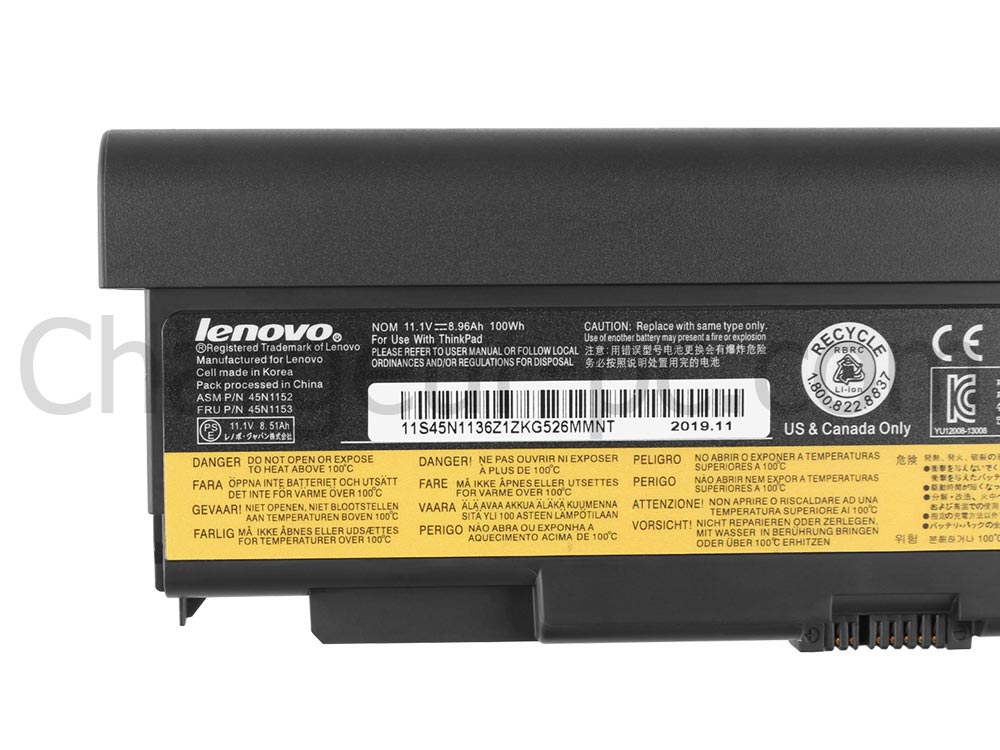 100Wh Batterie Lenovo Thinkpad L440 20AS000ULL