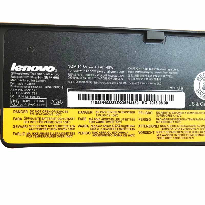 Original 48Wh Batterie Lenovo Thinkpad X270