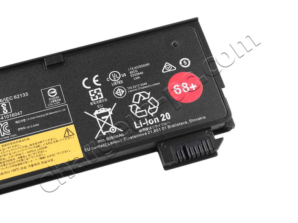 Original 6600mAh 72Wh Batterie Lenovo ThinkPad T460 20FM00