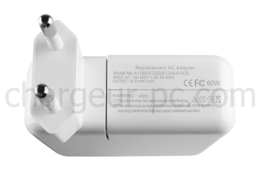 60W Adaptateur Chargeur pour Apple MacBook Pro 13 mi- 2012 + Câble