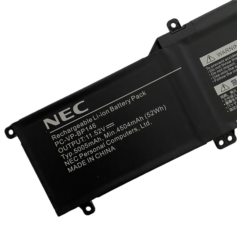 Nouveau NEC PC-VP-BP146 3ICP6/54/90 Batterie 5005mAh 52Wh 3-Cellules