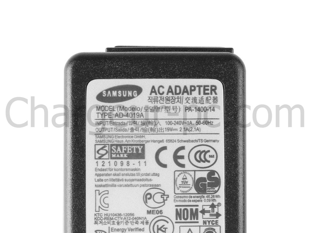 40W Samsung A040R061L AC Adaptateur Chargeur