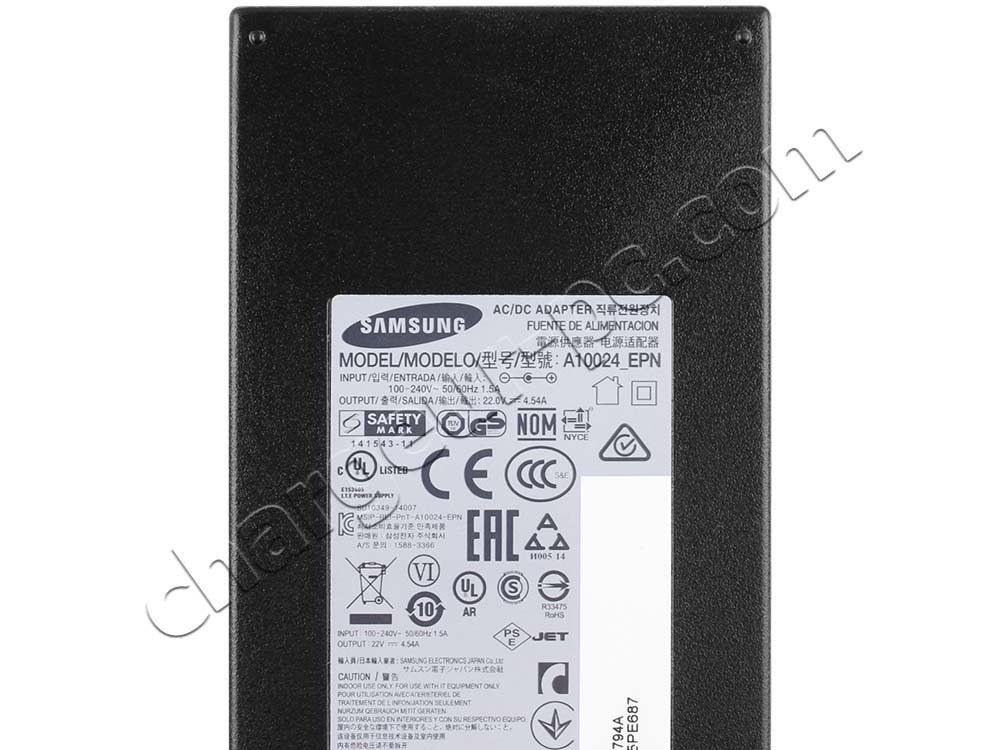 Original 100W Samsung A10024-EPN Monitor AC Adaptateur Chargeur + câble