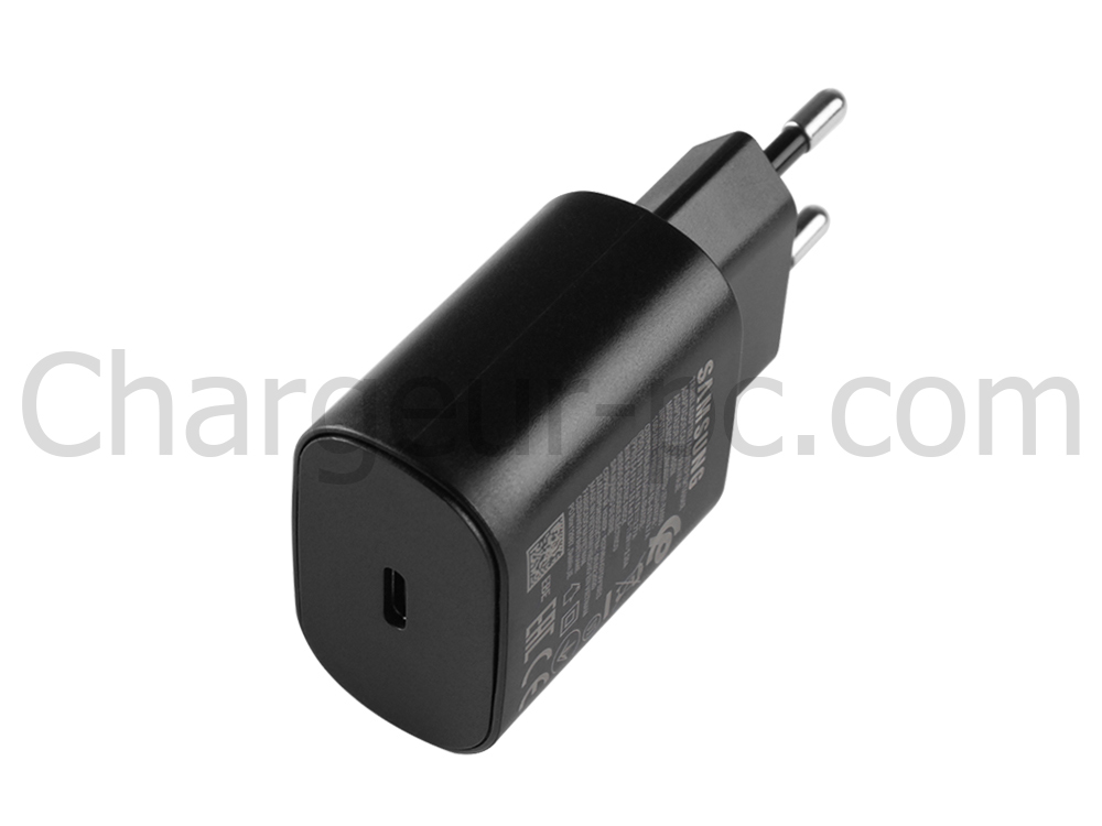 25W USB-C Samsung Galaxy A11 AC Adaptateur Chargeur