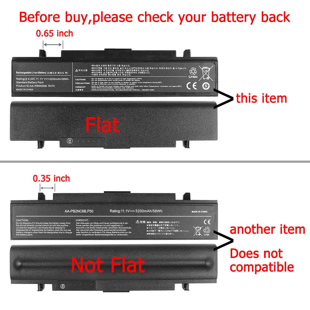 5200mAh Batterie pour Samsung NP-RC730-S04FR NP-RC730-S05FR NP-RC730-S06FR