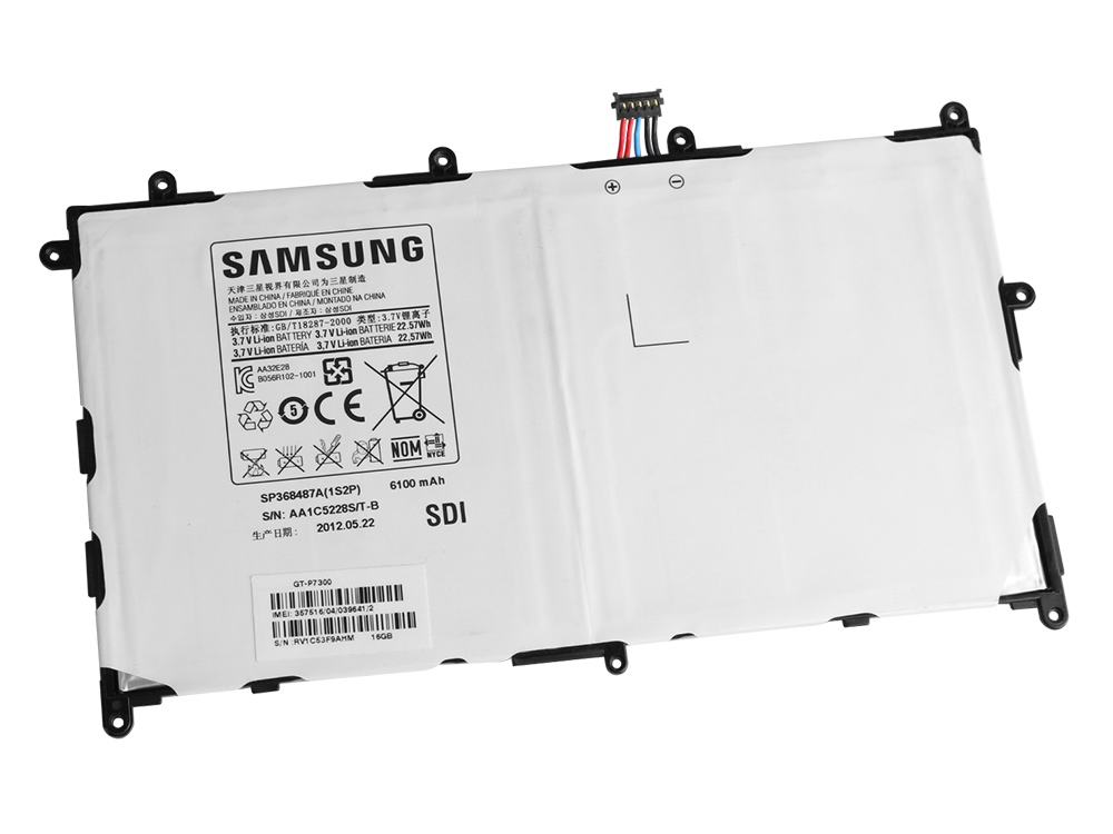 6100mAh Batterie Original pour Samsung GT-P7300FKEXEU P7320 P7320T