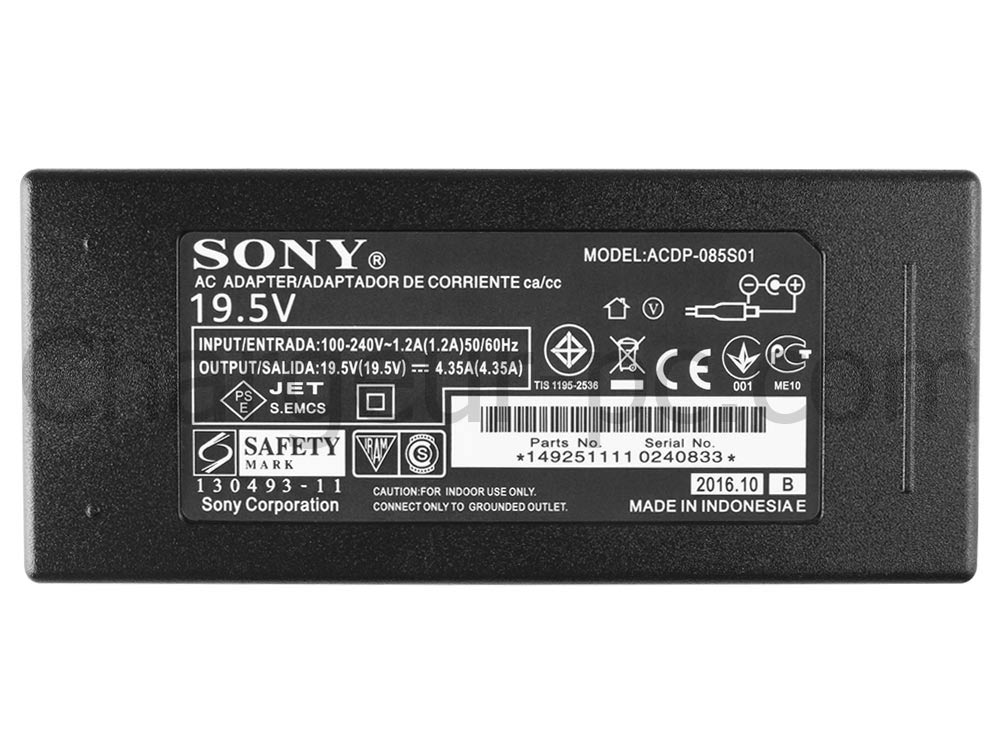 Original 85W Sony KDL-40R480B AC Adaptateur Chargeur