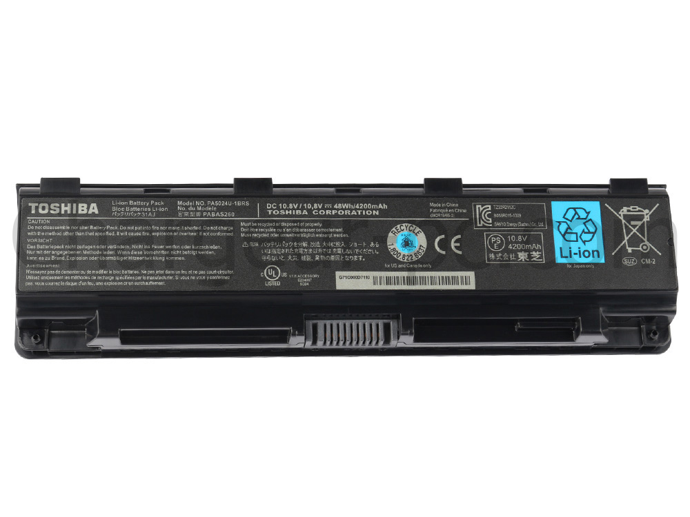 4200mAh Batterie Original pour Toshiba Satellite Pro L850 L850D L855 L855D