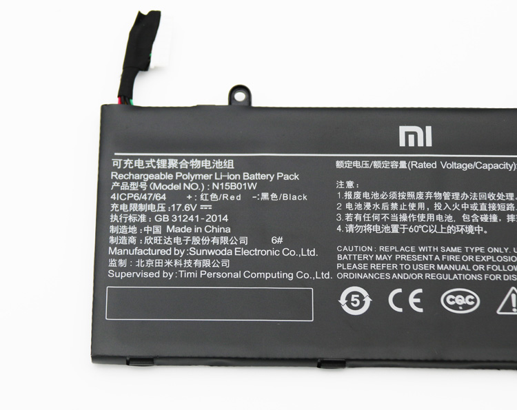 Original 2600mAh 40Wh Batterie Xiaomi N15B01W